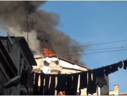 Otelde Çakın Yangın Korkuttu