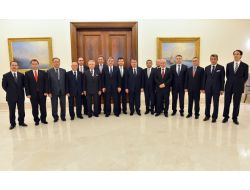 Cumhurbaşkanı Gül, Bakan Şahin Ve Türk İdareciler Derneği Heyetini Kabul Etti