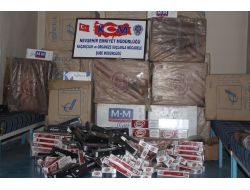 12 Bin 300 Paket Kaçak Sigara Ele Geçirildi