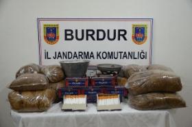 Jandarmadan kaçak tütün operasyonu