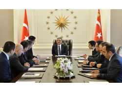 Türk Amerikan Birliği Heyeti Çankaya Köşkü'nde