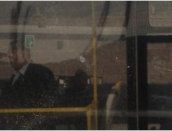 Halk Otobüsüne Mermi İsabet Etti: 1 Yaralı