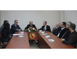 Rektör Büyükalaca, Aktif Gazetecileri Ziyaret Etti