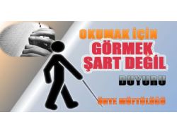 Ünye'de Görme Engelliler Kur'an Okumayı Öğrenecek