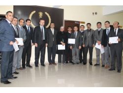 İdil Kaymakamlığı Proje Ekibi, Sertifikalarını Aldı