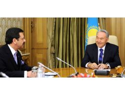 Nazarbayev, Tobb Başkanı Hisarcıklıoğlu’nu Kabul Etti