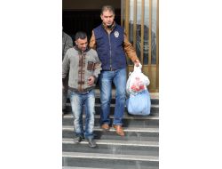 Hırsız, Elinde Odun Kesme Motoruyla Kaçarken Yakalandı