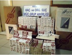 Kargoyla Kaçak Sigara Sevkıyatına Polis Engeli