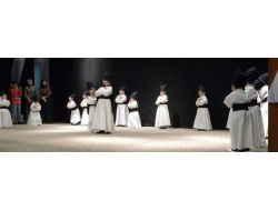 Minik Semazenlerin Gösterisi Büyük Beğeni Aldı