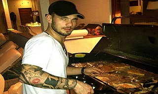 Wesley Sneijder, Kebap Keyfi Yaptı!