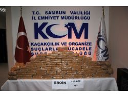 Samsun'da 101 Kilo Eroin Ele Geçirildi!
