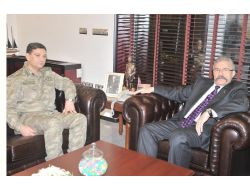 Tuğgeneral Karaosmanoğlu Vali Cerrah’ı Ziyaret Etti