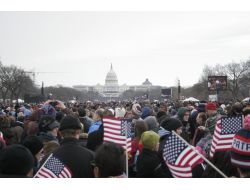 Amerikalılar Obama İçin Ulusal Meydan’a Koştu