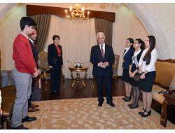 Eroğlu, Azerbaycan Milli Eğitim Müdürü Hüseynova'yı Kabul Etti