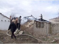 Boğazlıyan’da Yaşlı Kadına Ait Ev Yandı