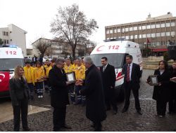 Uşak 112 Acil Sağlık Hizmetleri’ne İki Ambulans Bağışlandı