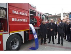 Balıkesir İtfaiyesi Üç Yeni Araç Aldı