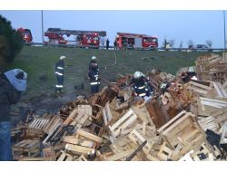 Tinerciler Bayrampaşa Sebze Hali'nde Yangın Çıkarttı