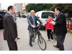Samsun Büyükşehir Belediye Başkanı Yılmaz Terme'yi Dolaştı