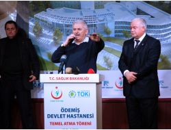Bakan Yıldırım Ödemiş'te Hastane Temeli Attı