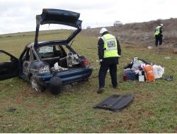 Ailesiyle Tatile Giden Polisin Kullandığı Araç Takla Attı: 5 Yaralı