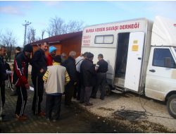 Barınmaevindeki Kimsesizler Sağlık Taramasından Geçirildi