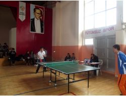 Yozgat Gençlik Merkezinde Düzenlenen Masa Tenisi Büyük İlgi Görüyor