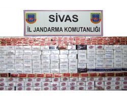 Sivas’ta Kaçak Sigara Operasyonu