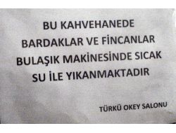 Hijyenik Kahvehaneye Sesob'dan Teşekkür Belgesi