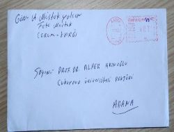 Çukurova Rektörü Akınoğlu'na Çorum'dan Mektup Gönderdi