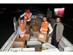 Kimse Yok Mu, Malatya'dan Suriyeli Mültecilere 7'inci Yardım Tır'ını Gönderdi