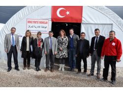 Unicef Heyeti Süleyman Şah Kampı'na Hayran Kaldı