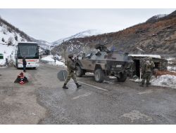 Tunceli-Erzincan Yolundaki Operasyon Sürüyor