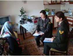 Aile İçi Şiddet Gören Kadınlara Jandarma Sahip Çıktı