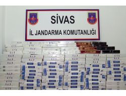 Sivas’ta 11 Bin Paket Kaçak Sigara Ele Geçirildi