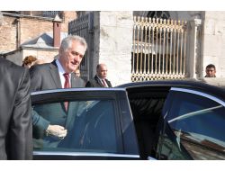 Sırbistan Cumhurbaşkanı Nikoliç, Ayasofya’yı Gezdi