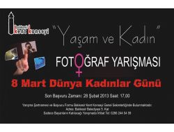 Balıkesir'de 'Yaşam Ve Kadın' Konulu Fotoğraf Yarışması Düzenleniyor