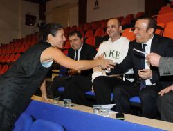 Canik Bayan Basketbol Takımı’na Başkan Morali