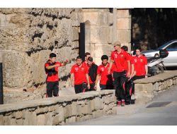 Avusturyalı Futbolcular, Side'de Roma Dönemi Eserlerini Yerinde Gördü