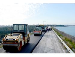Baraj Seddi Asfaltlanıyor