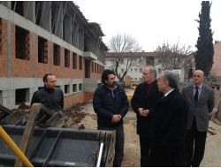 Vali Büyük, Okul İnşaatlarını İnceledi
