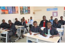 Somalili Öğrenciler Yarıyıl Tatilinde Bile Ders Başında