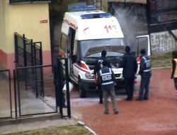 Maçta Görevli Ambulans Alev Aldı