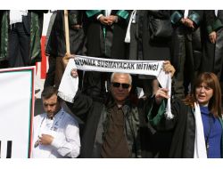 Avukatlardan 'Savunma Hakkı Susmayacak' Mitingi