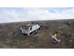 Mardin'den Düğün İçin Gelen Aileyi Taşıyan Minibüs Takla Attı: 6 Yaralı