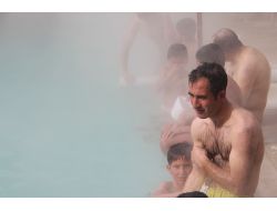 Diyadin Kaplıcaları, Kış Günlerinde Ziyaretçi Akınına Uğruyor