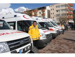 Aksaray'da 112’ye 4 Yeni Ambulans