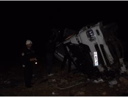 Yoldan Çıkan Tır Şarampole Uçtu