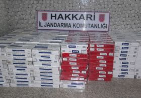 HAKKARİ'DE KAÇAK SİGARA