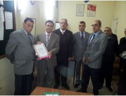 Emekli Olan İnfaz Ve Koruma Memuru Törenle Uğurlandı
